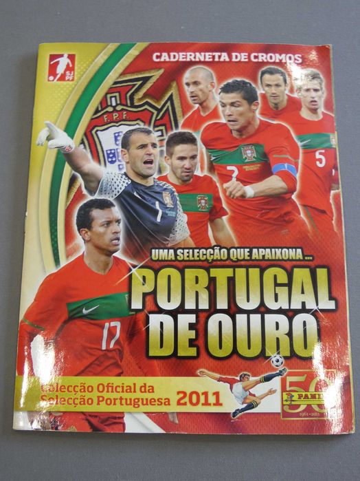 Caderneta Completa Panini Portugal de Ouro 2011