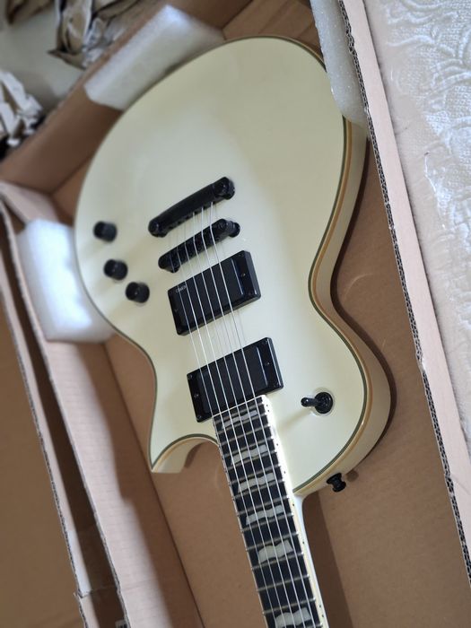 Guitarra ESP LTD EC-401 Olympic White (EMG 81/60 - Set-Neck) Nova em caixa
