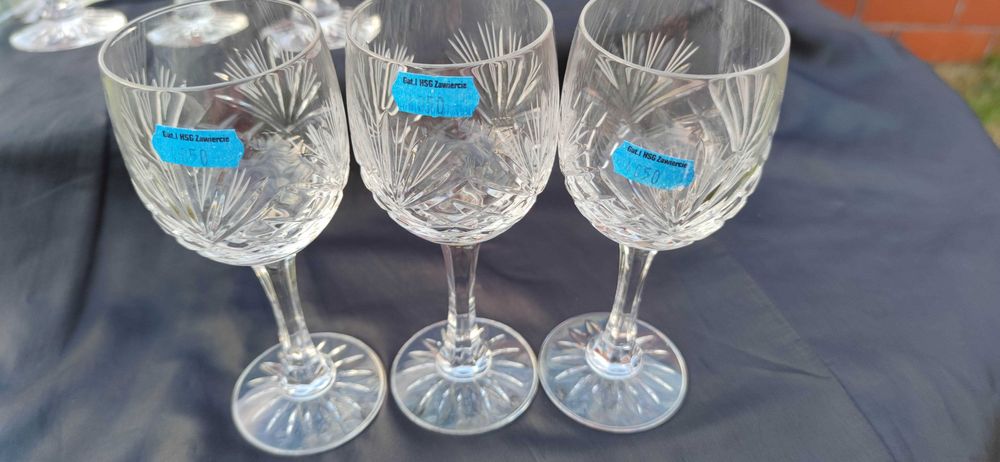 6 sztuk kieliszki kryształowe do wina  Zawiercie