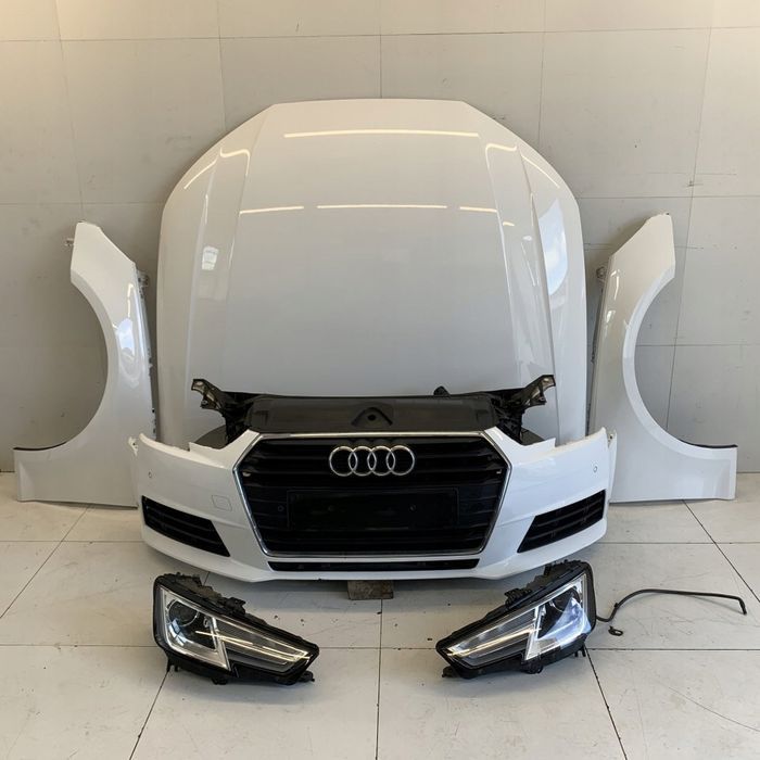 Kompletny Przód Ly9C Maska Błotnik Zderzak Lampy Pas Audi A4 B9 8W Tdi 17R