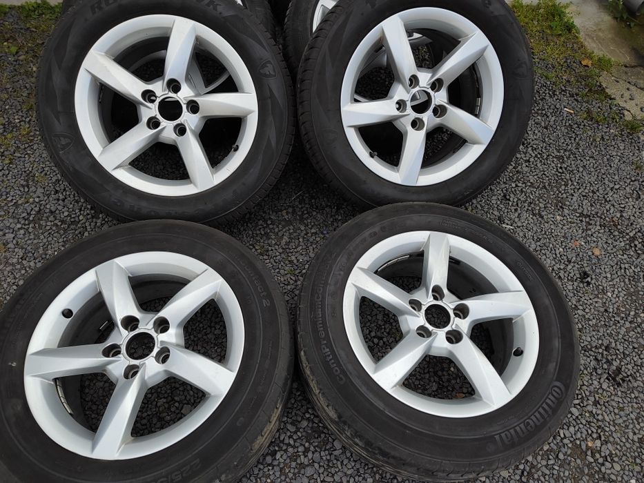 Felgi 5 x 112 R16 Audi A4 A3 A6  z oponami firestone 225/55 R16