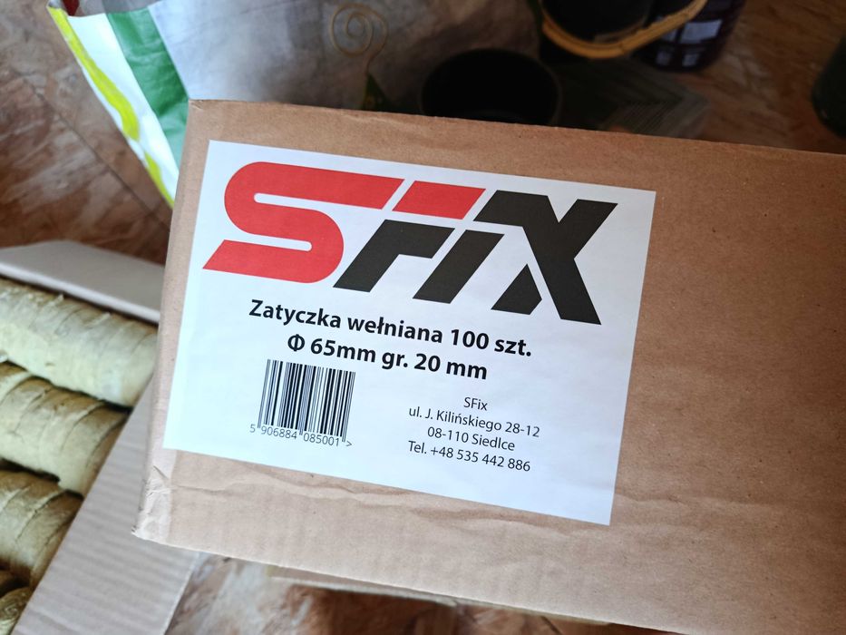 Zatyczki zaślepki do wełny