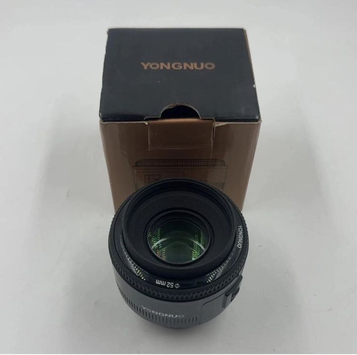 Обʼєктив Yongnuo YN50mm F1.8 для Canon — автофокус + ручний фокус