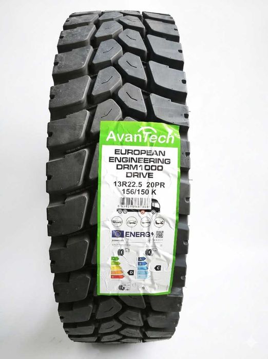 NOWE opony 13R22.5 Avantech DRM1000 - napędowe - cena BRUTTO