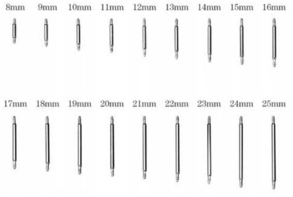 Teleskopy 2 szt. do paska/zegarka 8-25mm 22mm 20mm