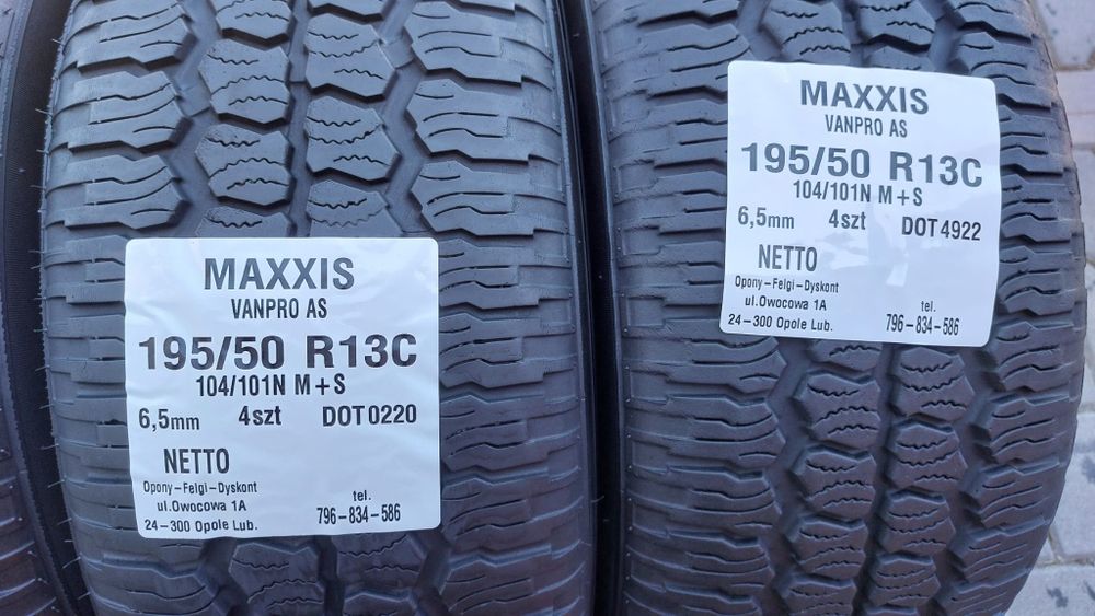 Opony Maxxis 195 50 R13C