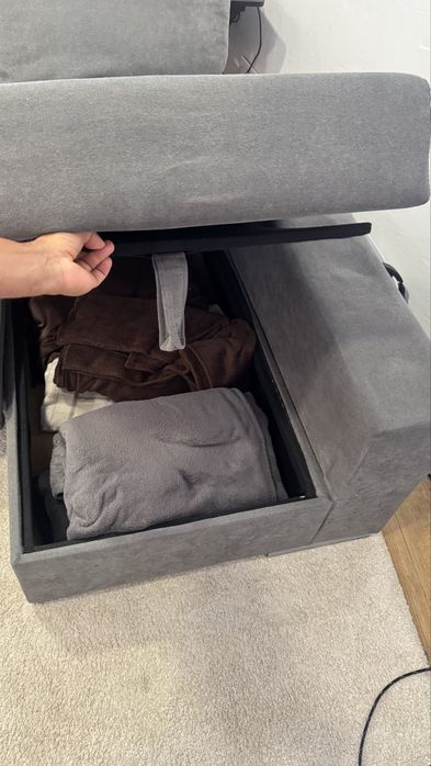 Sofa Chaise Longue com Arrumação