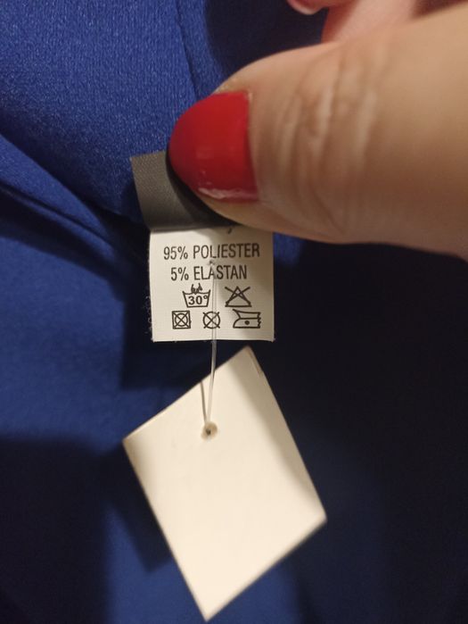 Sukienka biurowa niebieską r. 52