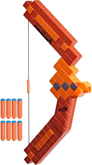Лук Майнкрафт Hasbro Nerf Minecraft Bow Dart Blaster