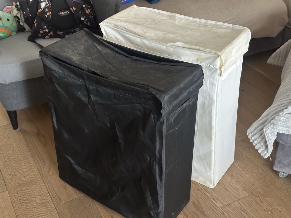 Dwa kosze na pranie IKEA
