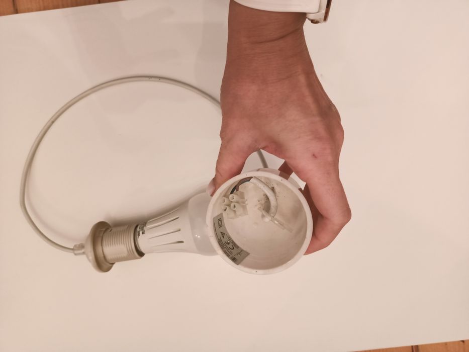 Lampa wisząca kabel z zarowka