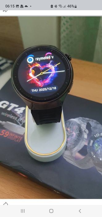 Nowy smartchwatch Amoled GPS z serii GT4PRO