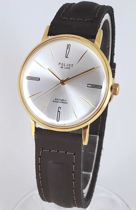 Годинник Poljot. Полет Часы Poljot de Luxe cal. 2209 made in USSR СССР