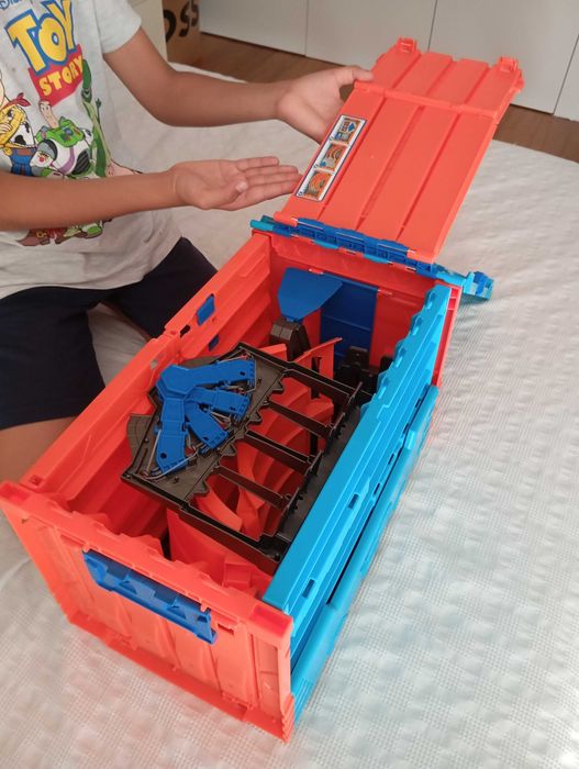 Pista Hotwheels Track Builder Crate original em excelente estado