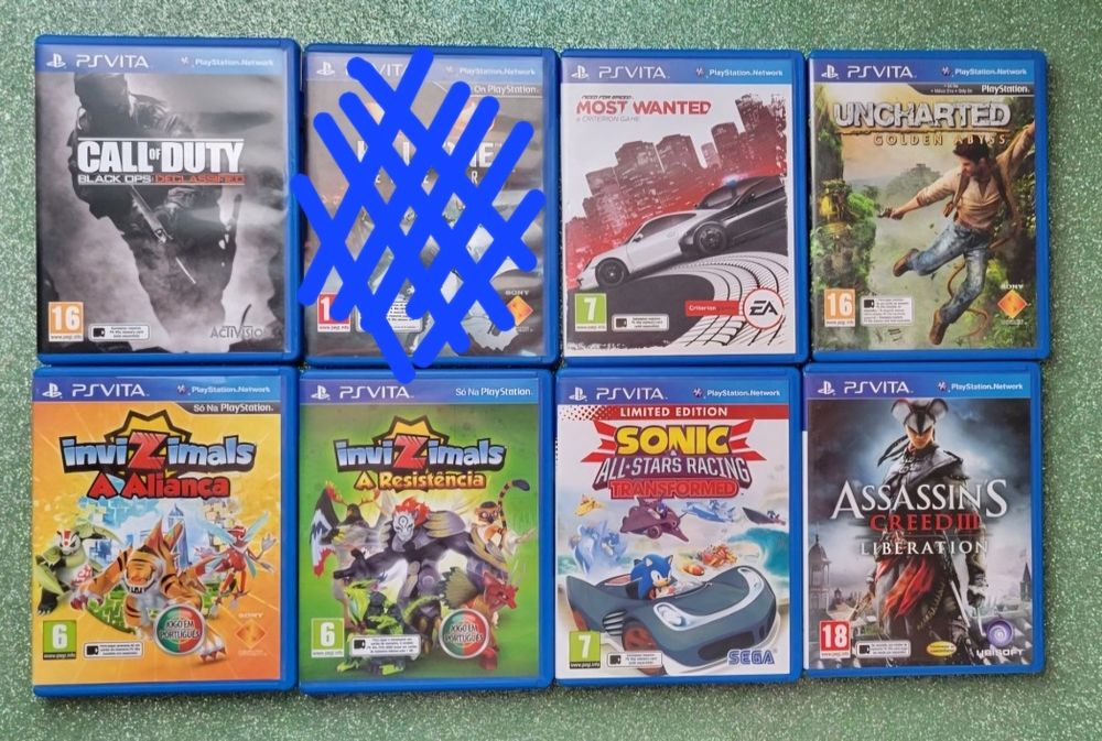 Lote de 19 Jogos PSVITA (como novos)