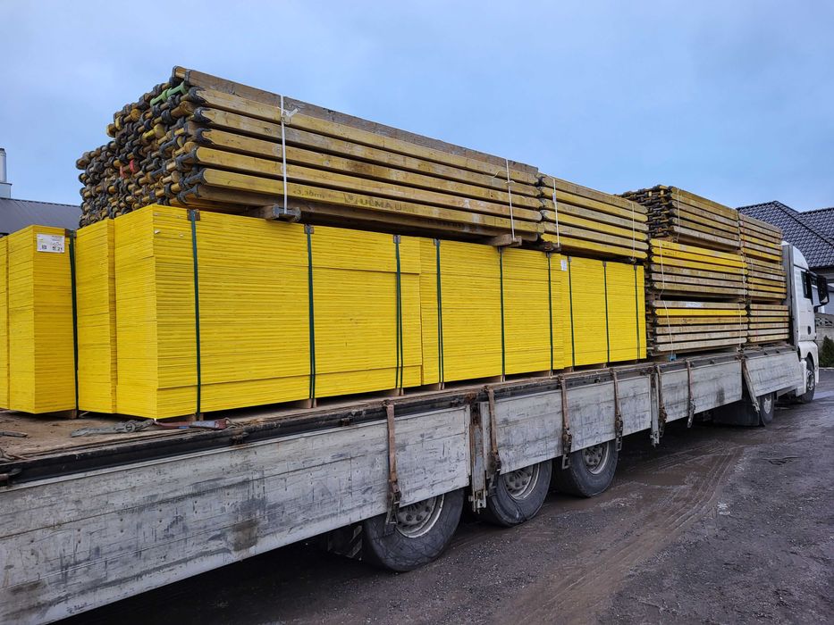 Głowice Krzyżowe korony stemple budowlane sklejka szalunkowa