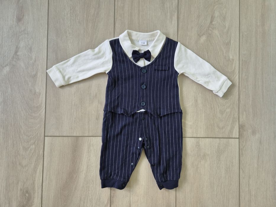 Rampers nowy elegancki garnitur rozm. 62/68