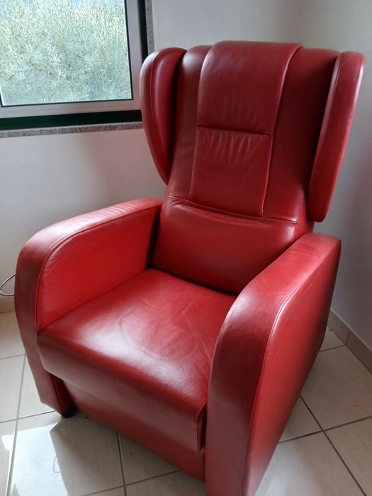 Cadeiraõ de massagem em pele