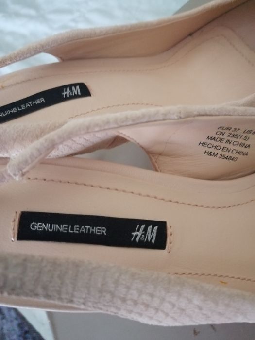 Sandałki skóra Next 37 nowe