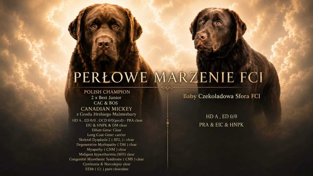 Labrador Retriever Zkwp/FCI - czekoladowe szczenię