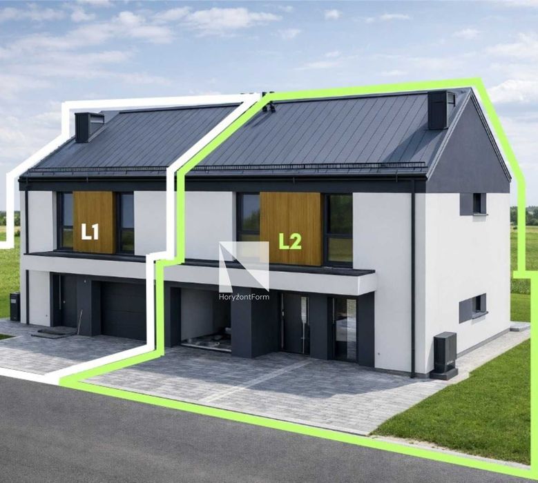 Nowoczesny bliźniak 125 m² z garażem | Dankowo k. Kwidzyna - Widok 4