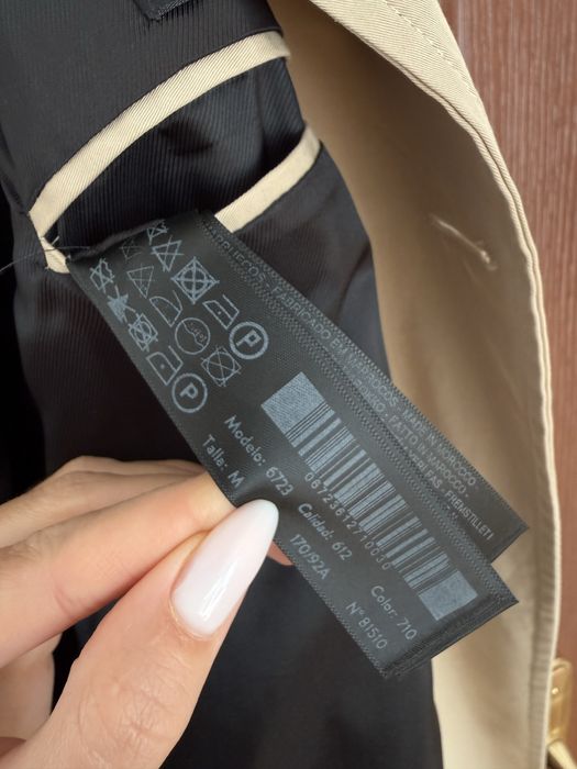 Bawełniany Trencz Massimo Dutti M