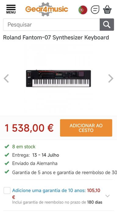 Roland fanton 07 pro / Novo !