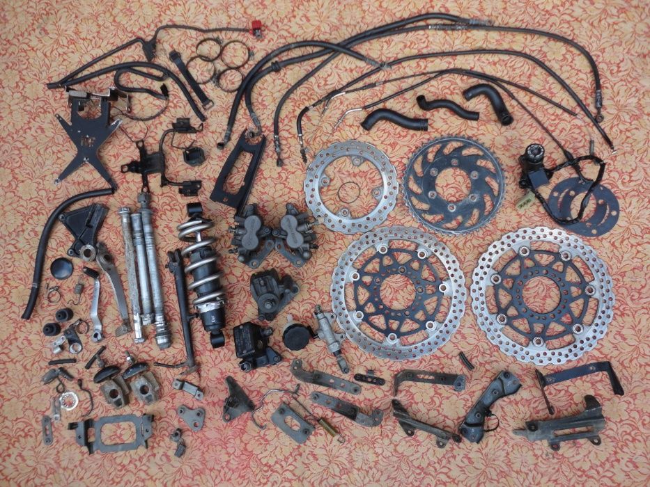 Kawasaki ER 6 EX 650 Ninja амортизатор лапка машинка паук диск тросик