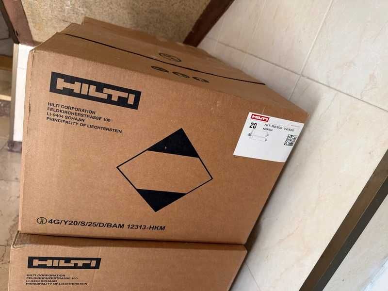 Caixa de 20UN Bucha química HIT-RE500 V4 500ml