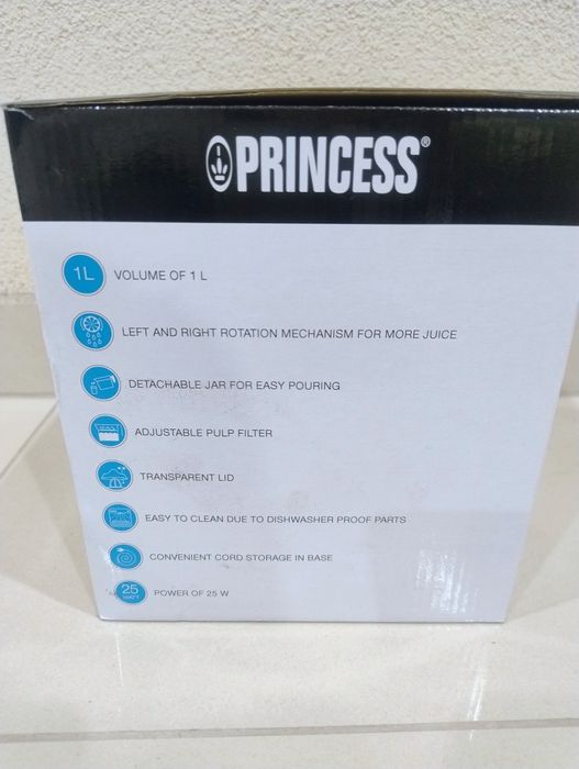 Wyciskarka do cytrusów Princess  przezroczysty 25 W