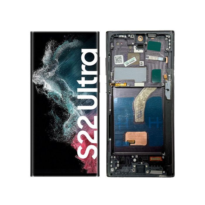 Wyświetlacz  Do Samsung S22 Ultra S908 Tft Ramka