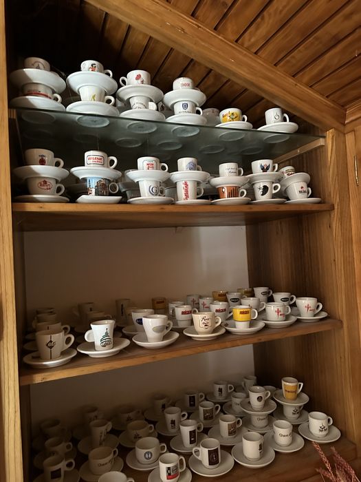 Coleção de 1260 Chávenas de Café - 40 anos