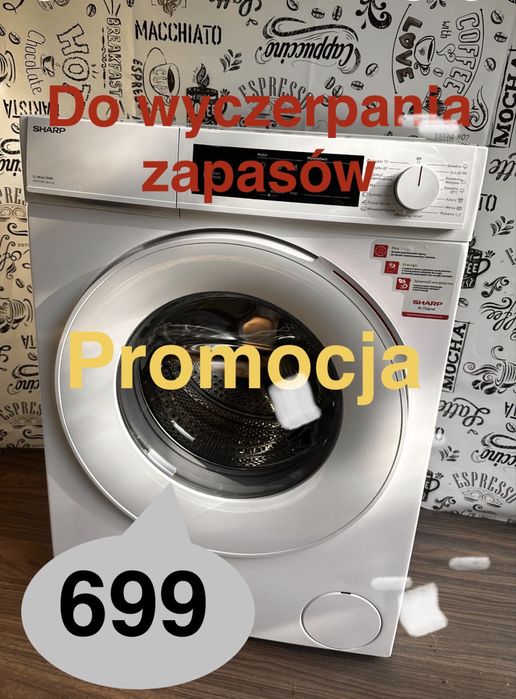 Prallka Sharp slim  6kg / 1200 obr. inventer  PROMOCJA   HIT CEN
