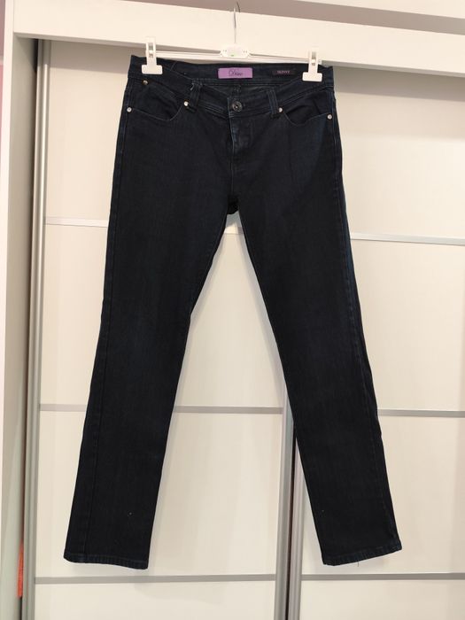 Czarne jeans spodnie nowe skinny Disco L bawełna elastan