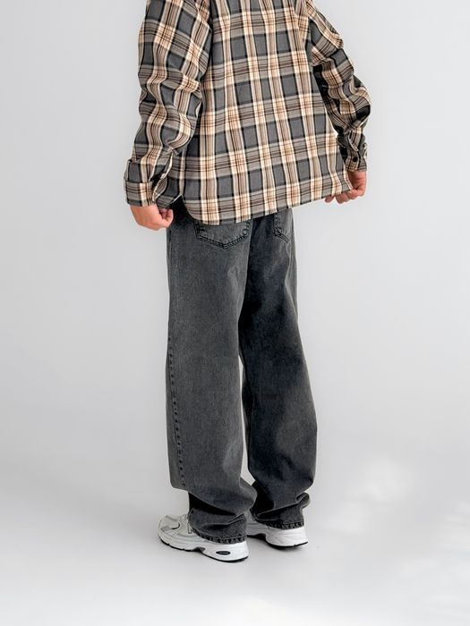 Джинси чоловічі широкі baggy jeans, штани баггі | Джинсы багги мужские широкие Джынсы беги в стиле 90 х реп ск8 Штаны rap pants sk8 y2k | Розмір S