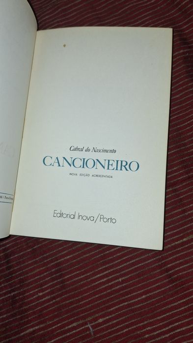 Cabral Nascimento o cancioneiro
