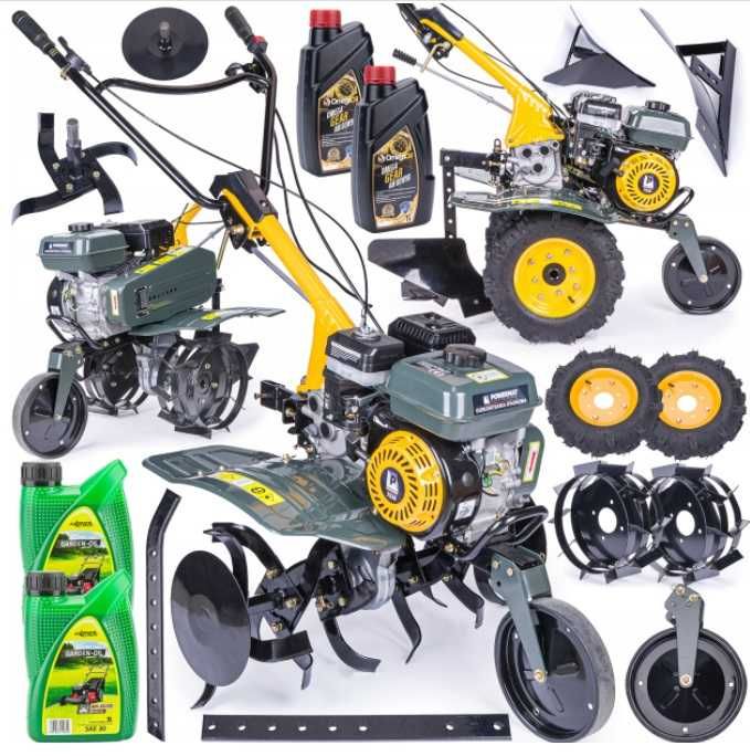 Glebogryzarka SPALINOWA Kultywator 7KM 90CM Pług 2 lata gwarancja