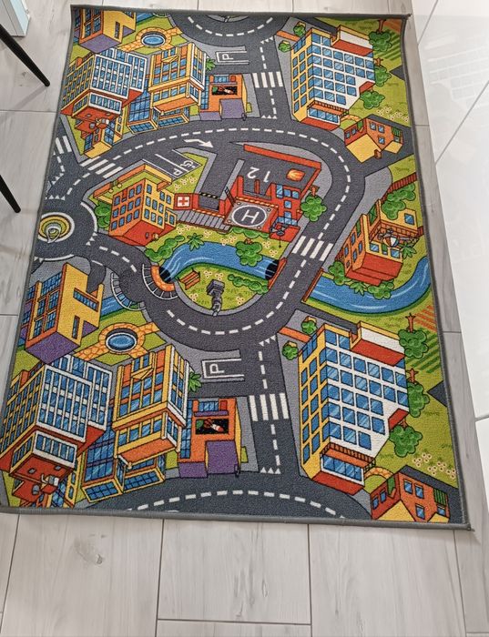 Dywan dziecięcy autostrada droga 140x100