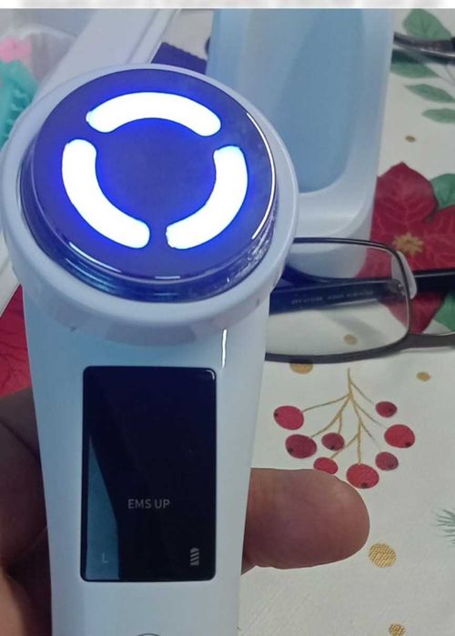 Massageador Facial 5 em 1 M80B | Radiofrequência (RF), EMS e LED