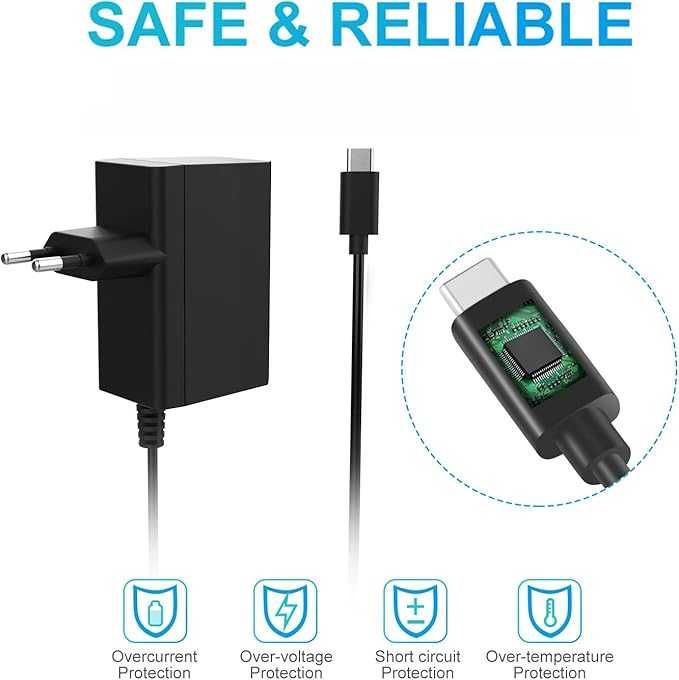 Ładowarka typu C do szybkiego ładowania 1,5M Nintendo Switch