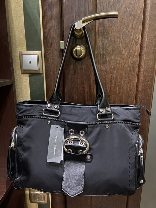 Шикарная большая сумка кожа Francesco Biasia оригинал