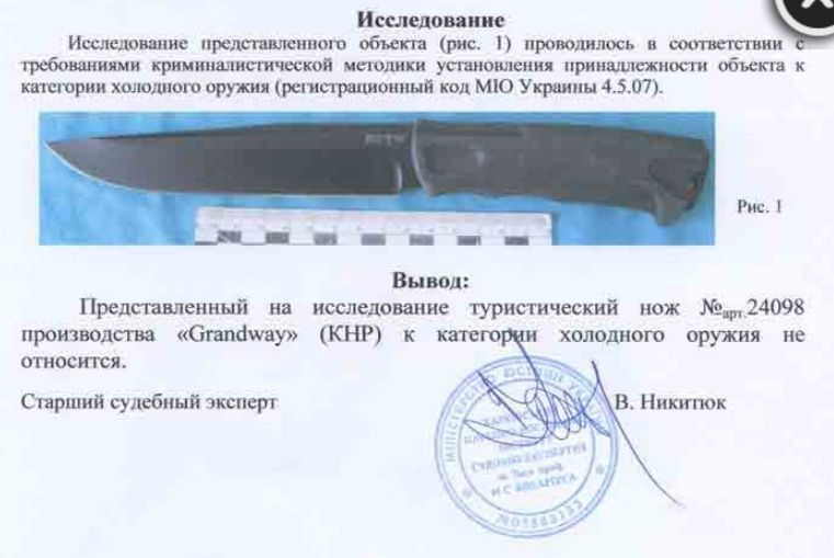 Тактический фиксированный нож с черной рукоятью и кольцом