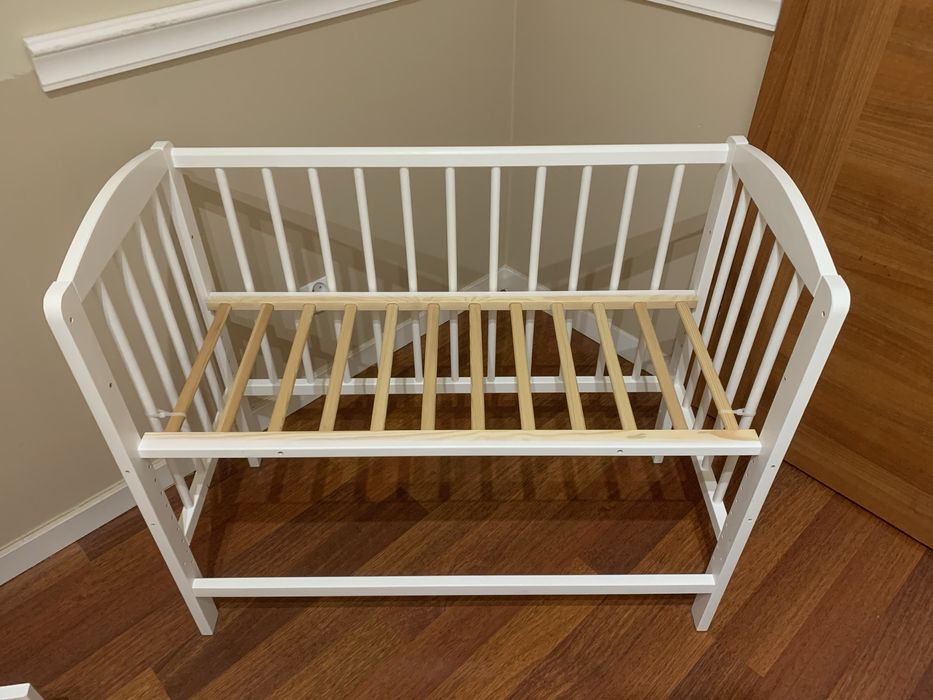 Dostawka drewniana 90x40 powiększana + płozy do kołyski