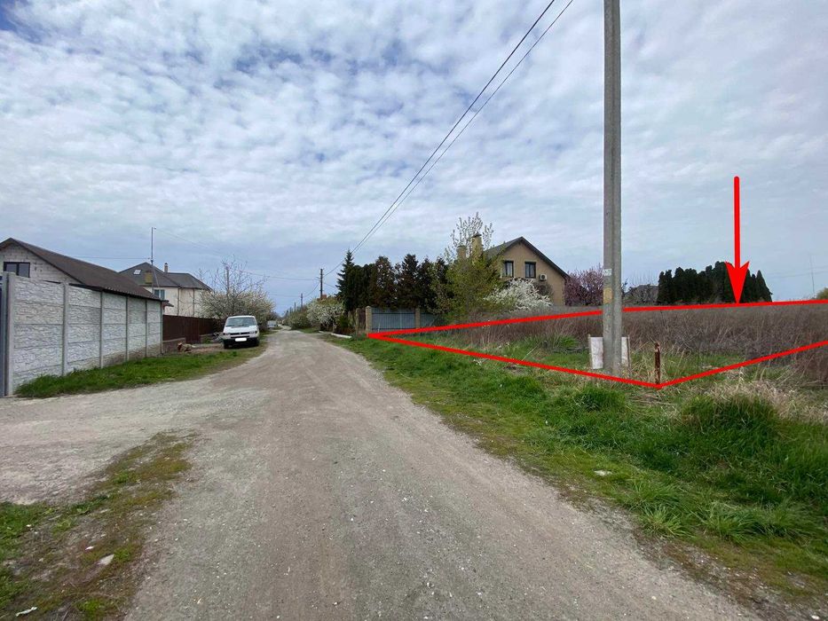 Продаж ділянки 0,14 га, с. Чубинське (Бориспільський р-н)