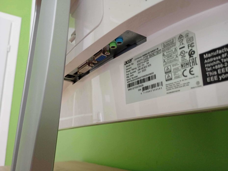 Monitor Acer 75Hz Zakrzywiony