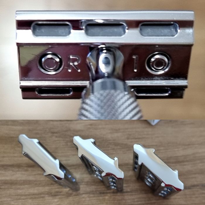 Бритва Rockwell 6C White Chrome + леза