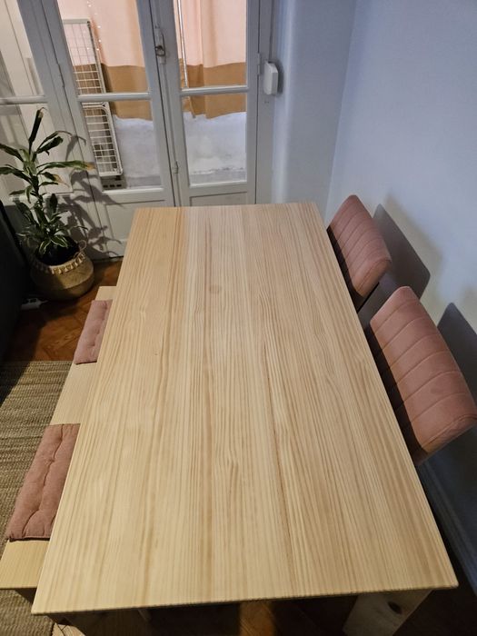 Conjunto Mesa com banco Lufe