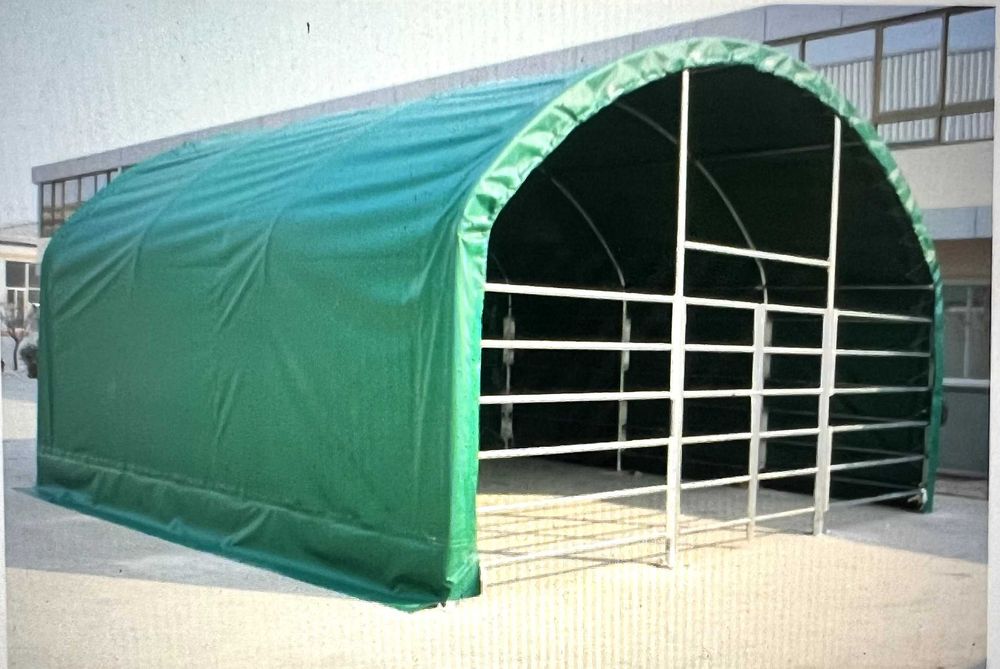 Namiot zagroda dla zwierząt hala kojec 6x6m wiata magazyn