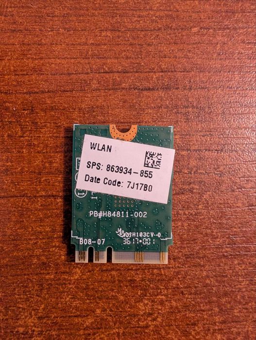 Intel Wireless-AC 3168NGW – Wi-Fi AC + Bluetooth M.2