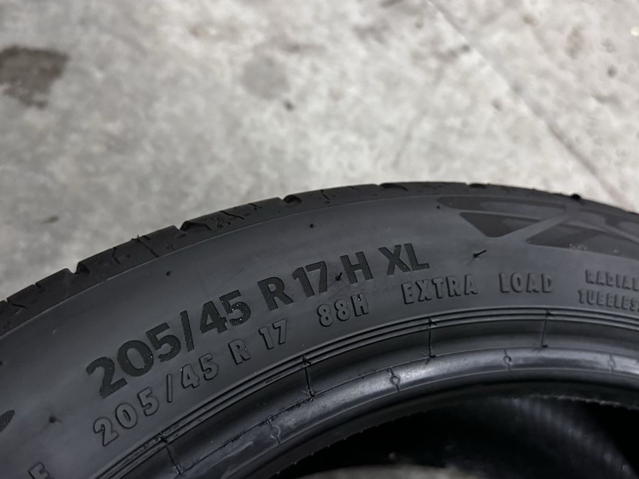 NOWE 205/45/17 Continental opony letnie 2024r komplet